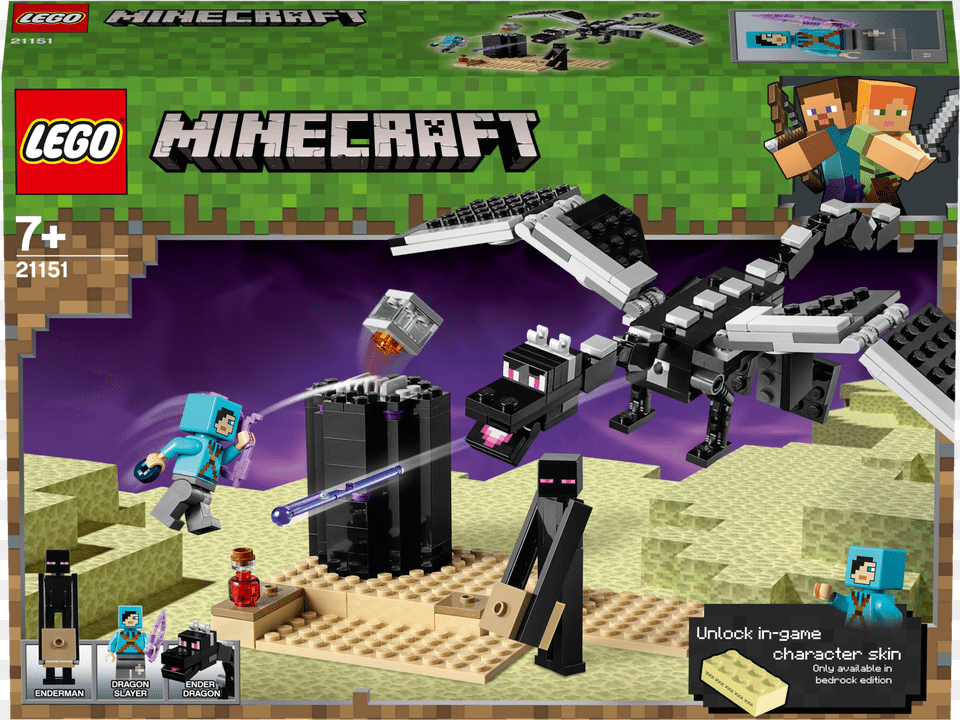 Lego Minecraft 2019 The End Battle, Person Free Png