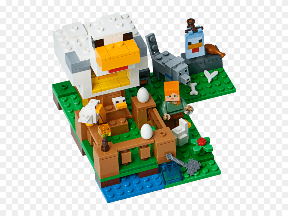 Lego Minecraft The Chicken Coop Lego Minecraft Chicken Coop, Toy, Lego Set Free Transparent Png