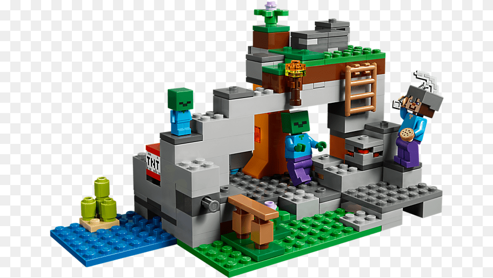 Lego Minecraft The Zombie Cave, Toy, Lego Set Free Transparent Png