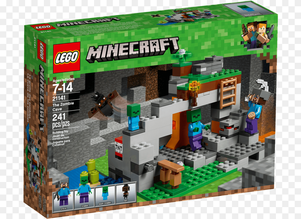 Lego Minecraft Zombie Cave, Toy, Lego Set, Person Png