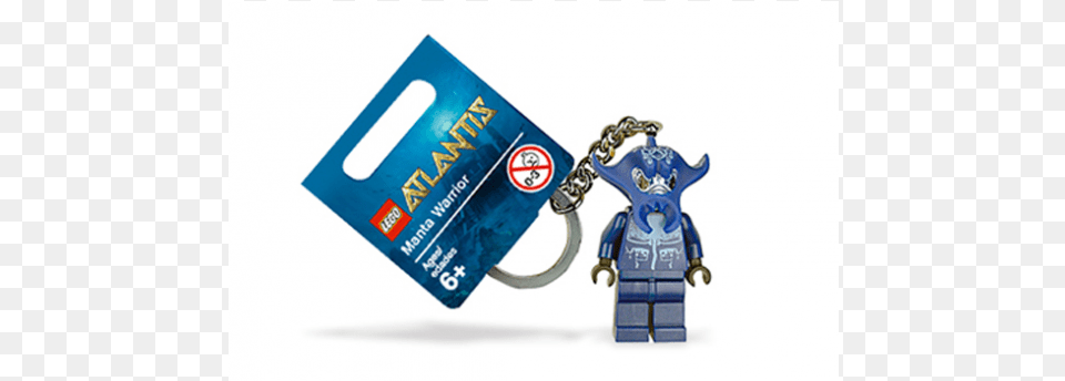 Lego Minifig Atlantis Porte Cl Nanta Warror Lego Atlantis Manta Warrior Key Chain, Text Png Image