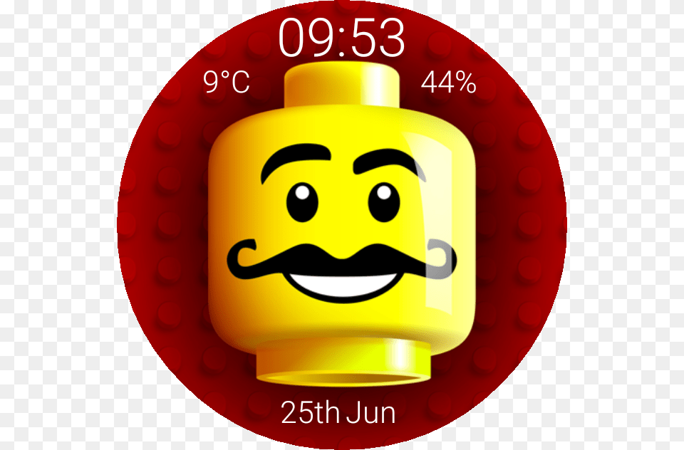Lego Minifig Head Updated Watch Face Preview, Person Free Png Download