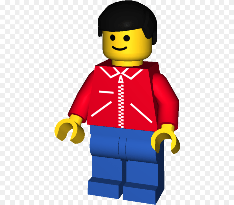 Lego Minifigure Jred001 Jacket Red With Zipper, Baby, Person, Toy Png