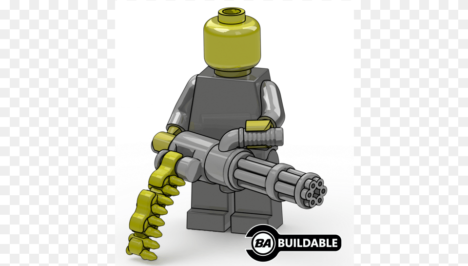 Lego Minigun, Robot Free Png Download