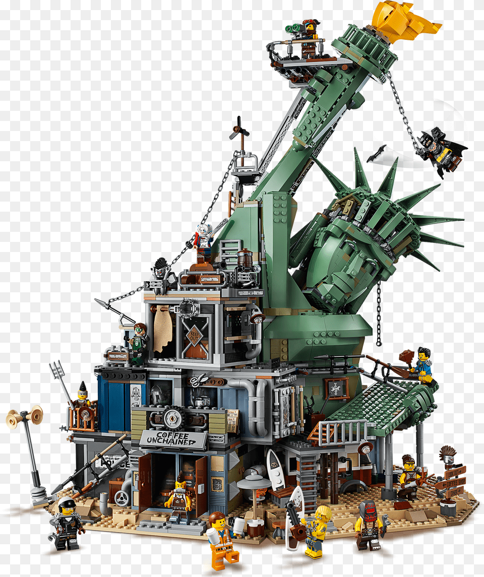 Lego Movie 2 Apocalypseburg Set, Construction, Person, Machine, Wheel Free Transparent Png