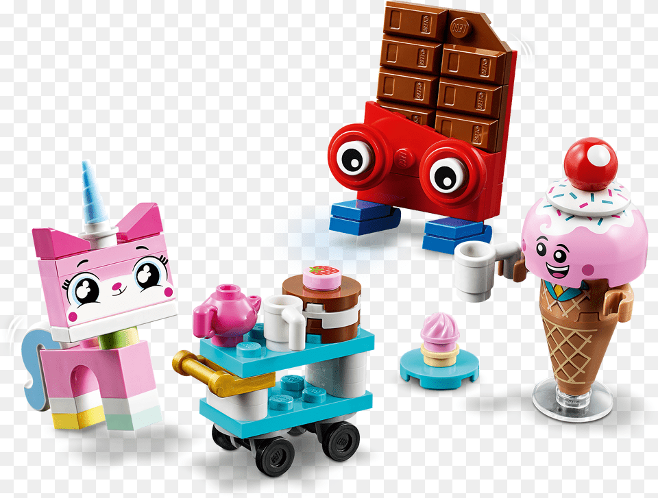 Lego Movie 2 Unikitty Sweetest Friends Ever, Cream, Dessert, Food, Ice Cream Free Png