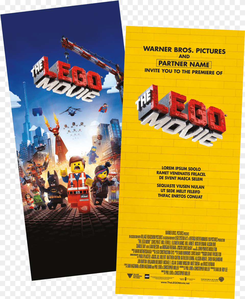 Lego Movie Coming Soon, Advertisement, Poster, Person, Child Free Png