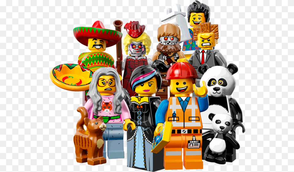 Lego Movie Mini Figures Lego The Movie Minifigure Collection Series 12 Mystery, Person, Head, Face, Baby Free Png