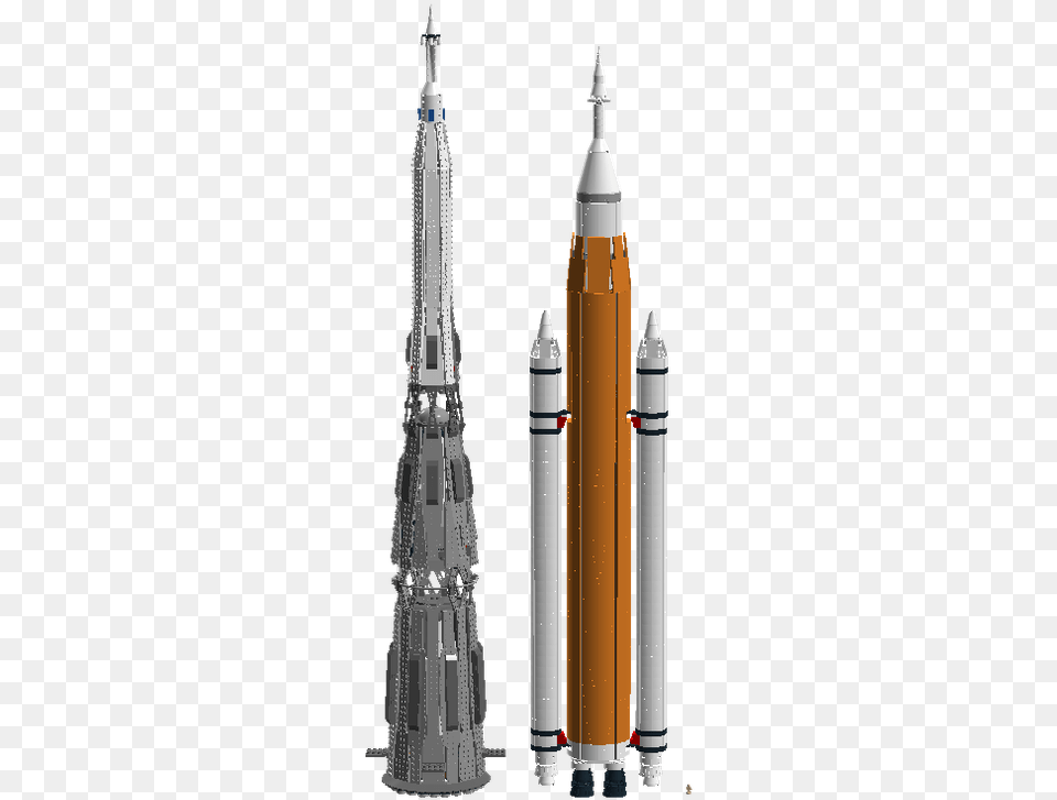Lego N1 L3 Rocket, Weapon, Aircraft, Spaceship, Transportation Free Png