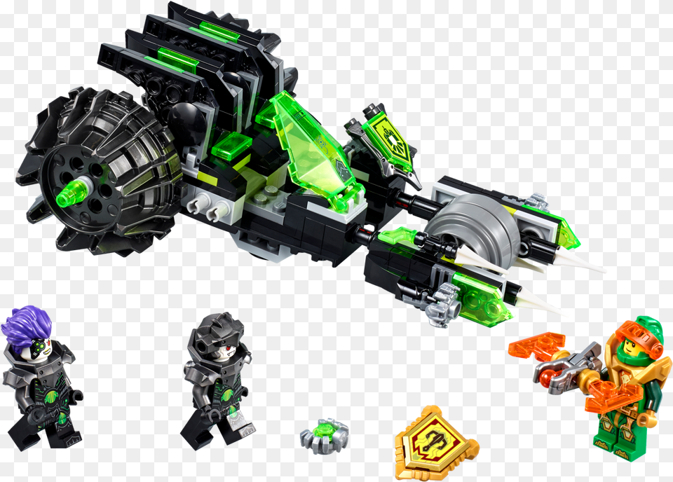 Lego Nexo Knights Doppelinfektor Doppelinfektor Nexo Knights Berserker Bomber, Toy, Machine, Wheel, Person Png