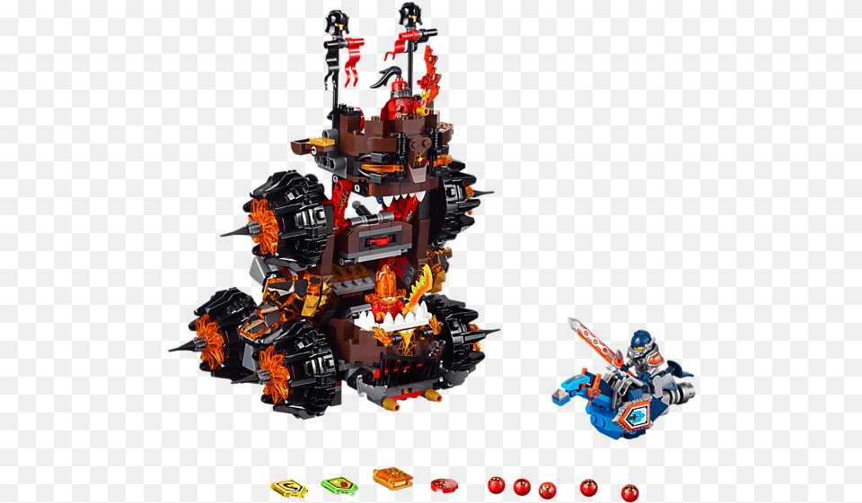 Lego Nexo Knights General Magmar39s Siege Machine, Toy, Robot Png Image