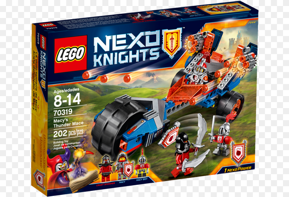 Lego Nexo Knights Macy Thunder Mace, Machine, Wheel, Person Free Transparent Png