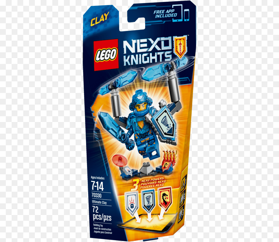Lego Nexo Knights Ultimate Clay At Shopee, Advertisement, Robot, Poster Free Png Download