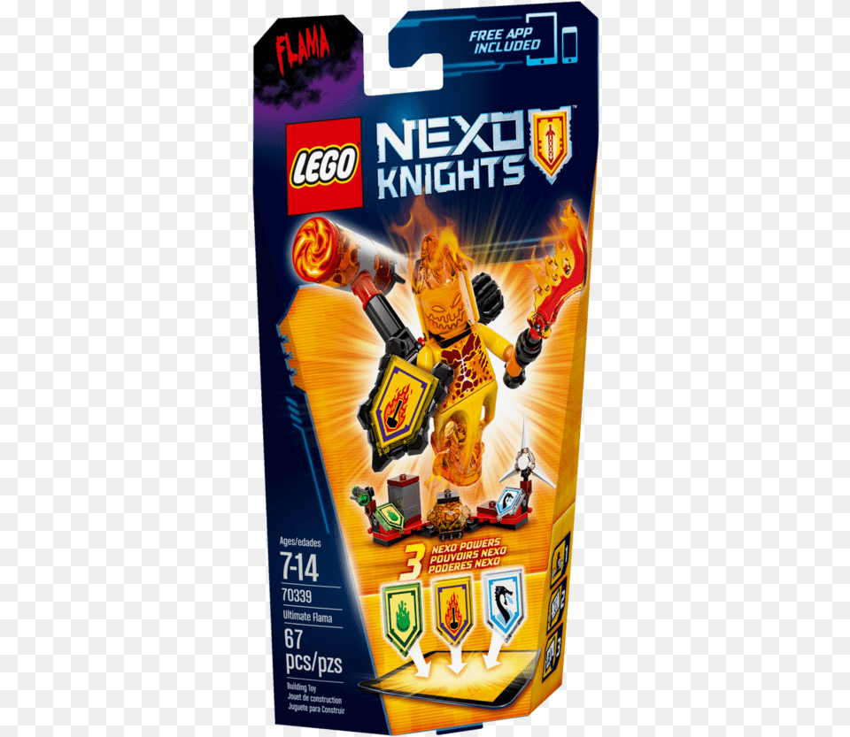 Lego Nexo Knights Ultimate Flama, Advertisement, Poster Free Transparent Png