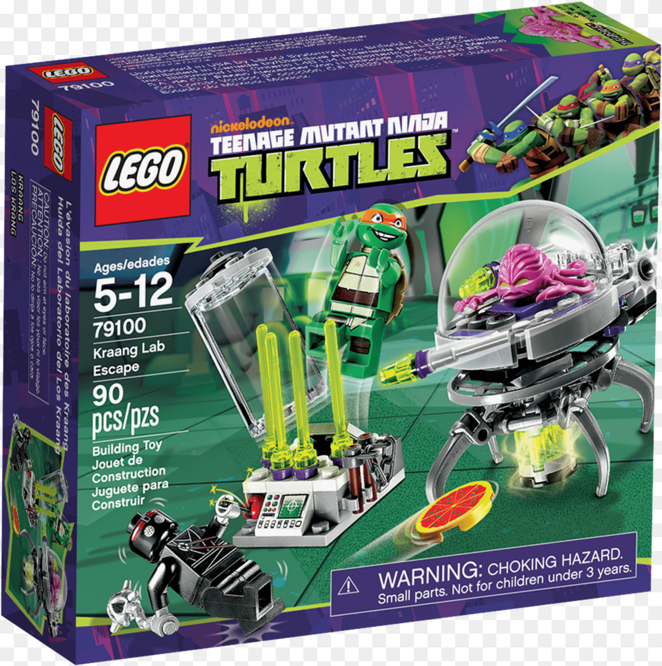Lego Ninja Turtles Kraang Lab Escape Lego Ninja Turtles, Toy, Advertisement, Robot Png Image