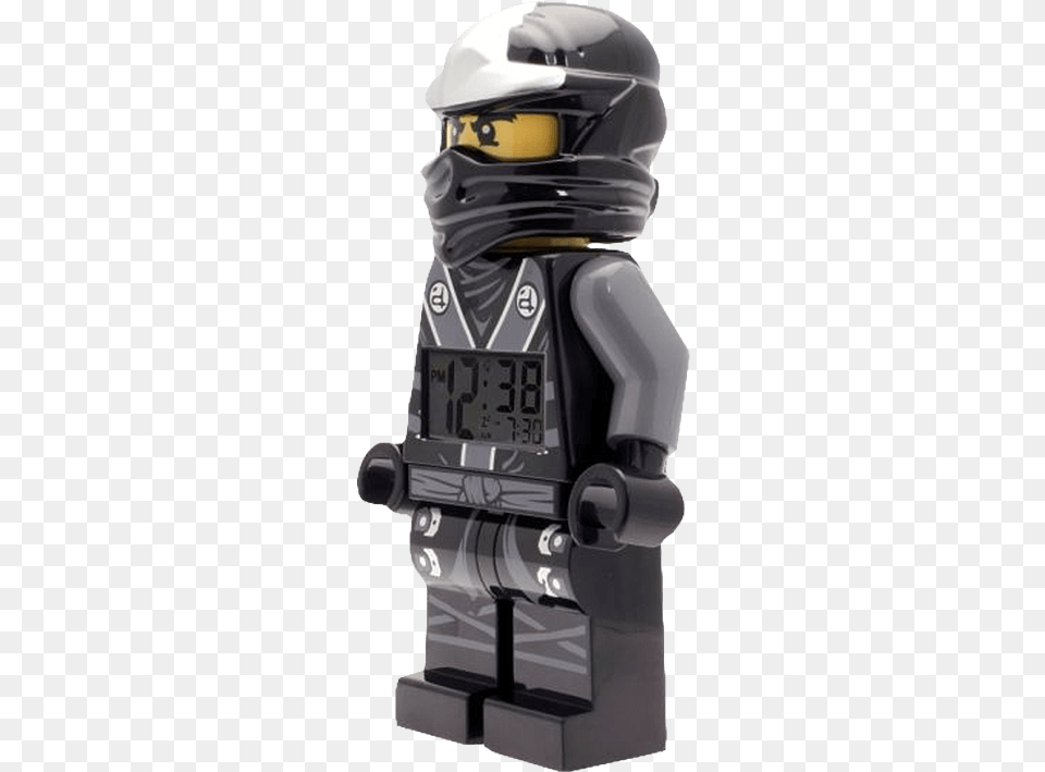 Lego Ninjago Cole Clock7 Lego Ninjago Reveil, Helmet, Person, Alarm Clock, Clock Png