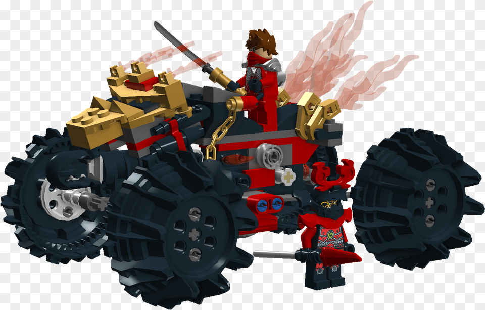 Lego Ninjago Custom Kai, Atv, Transportation, Vehicle, Buggy Png Image