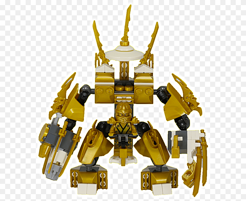 Lego Ninjago Lloyd S Golden Mech Download Lego Ninjago Robot De Lloyd, Animal, Apidae, Bee, Bumblebee Free Transparent Png