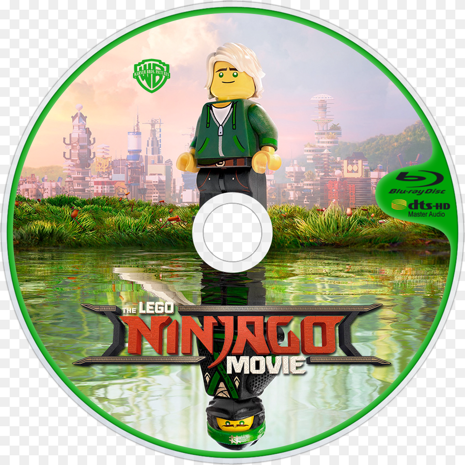 Lego Ninjago Movie Label, Disk, Dvd, Person, Face Free Transparent Png