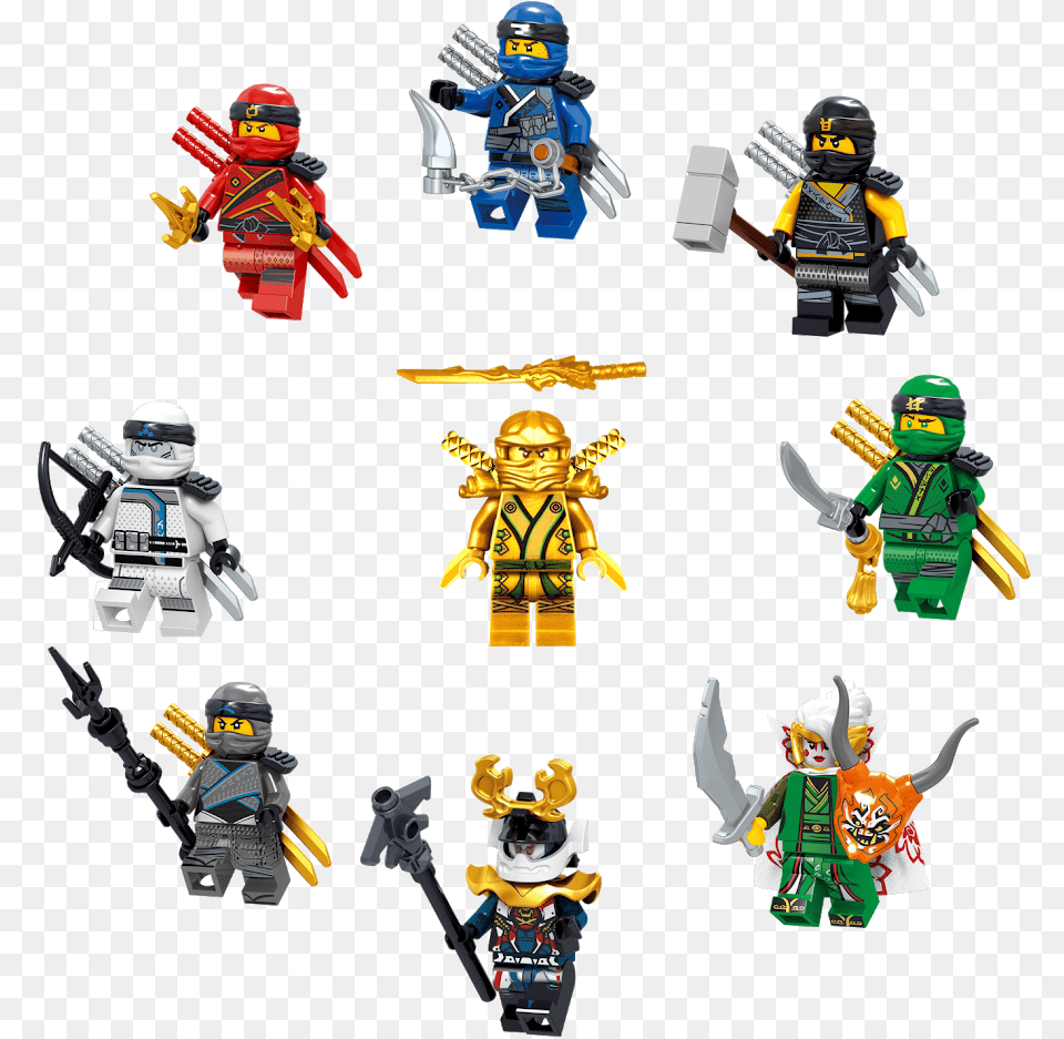 Lego Ninjago Season 11 Minifigures, Toy, Baby, Person, Animal Png Image