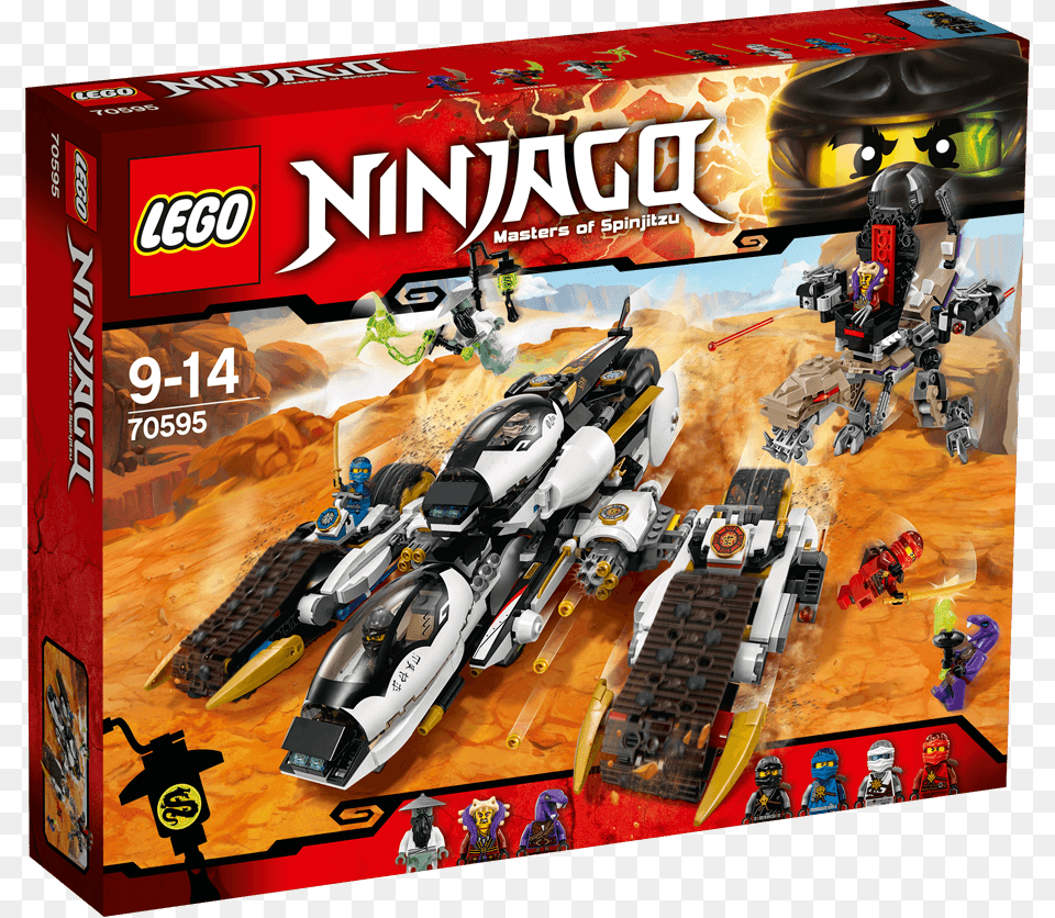 Lego Ninjago Sets Ultra Stealth Raider, Machine, Wheel, Person, Toy Free Png