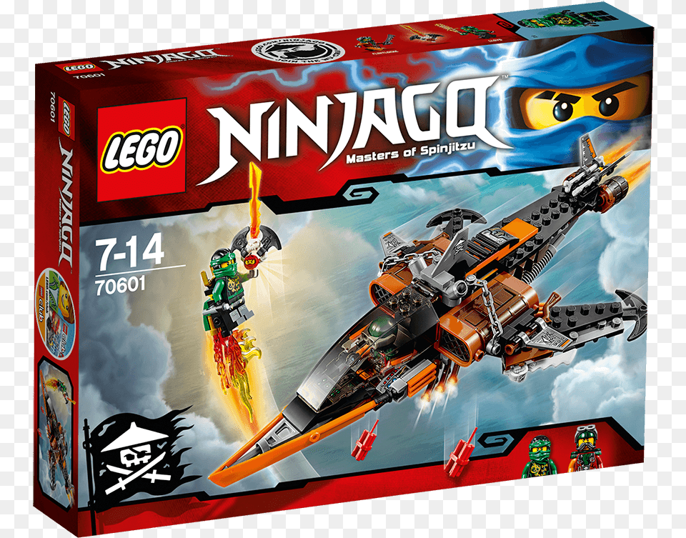 Lego Ninjago Sky Shark, Toy, Person, Aircraft, Transportation Free Png