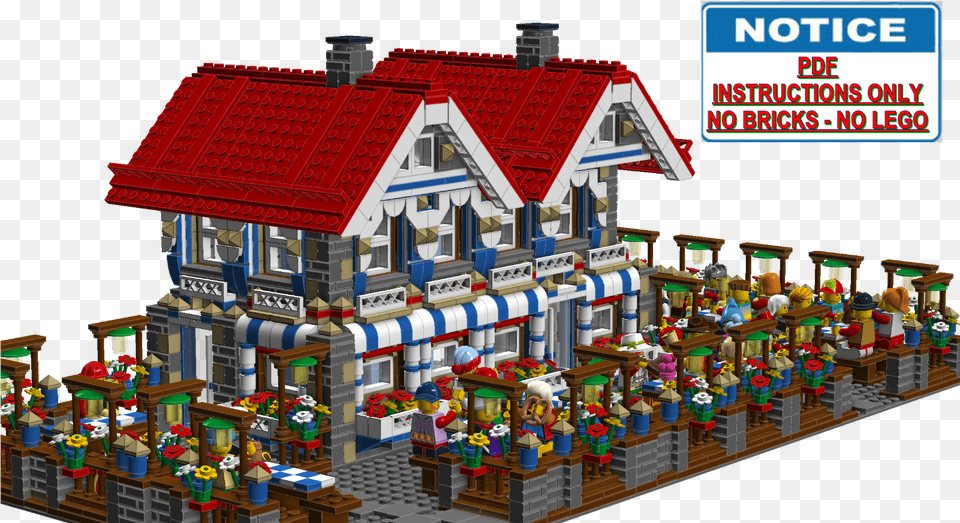 Lego Oktoberfest Party City Modular House, Person Free Png
