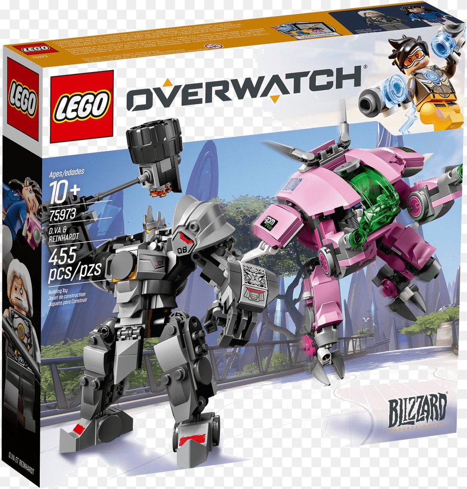 Lego Overwatch Dva And Reinhardt, Robot, Person Free Transparent Png