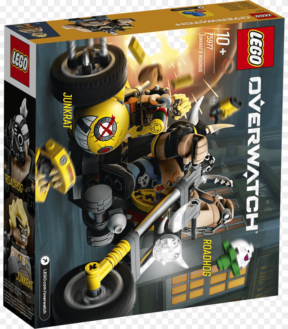 Lego Overwatch Junkrat And Roadhog, Wheel, Machine, Person, Face Free Transparent Png