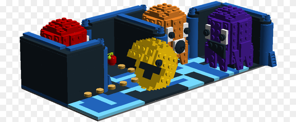 Lego Pac Man 3d Lego Pacman Free Png Download