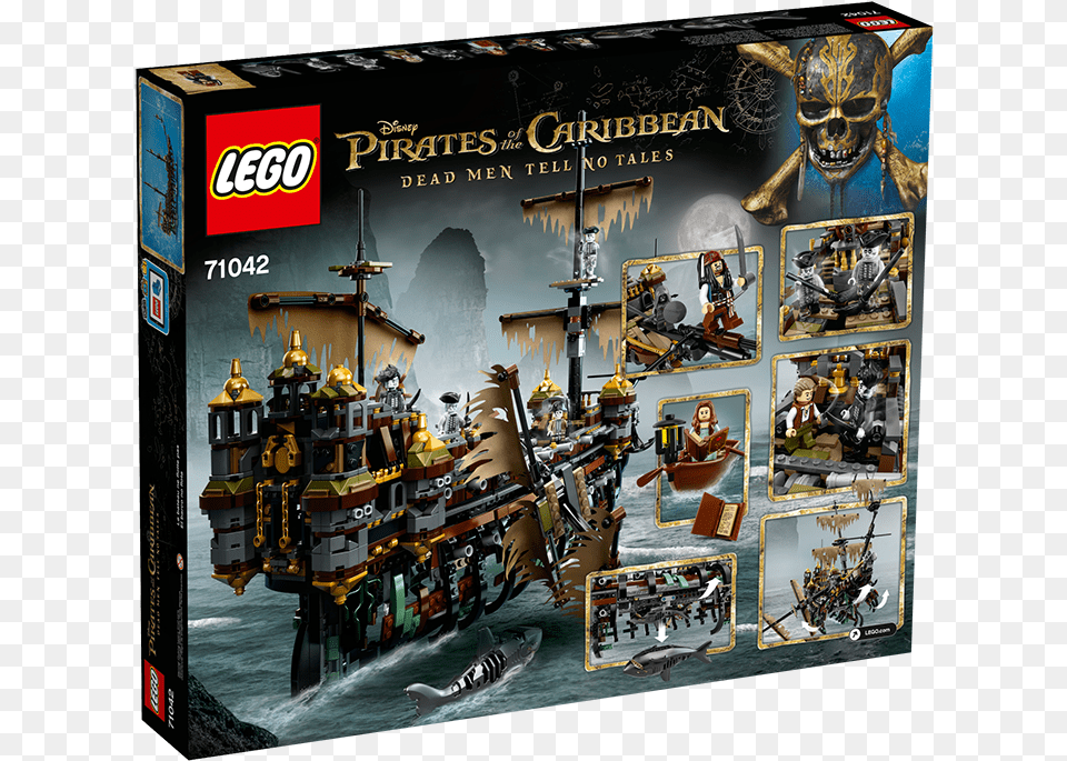 Lego Pirates Of The Caribbean Silent Mary Lego Pirates Of The Caribbean Lord Cutler Beckett, Boat, Person, Transportation, Vehicle Png