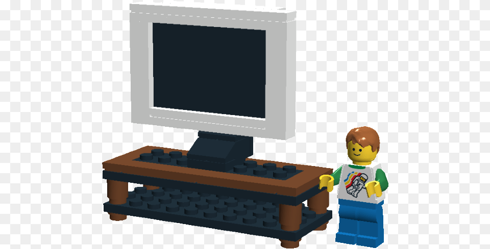 Lego Plasma Screen Tv Lego Tv, Computer, Electronics, Pc, Hardware Free Png Download