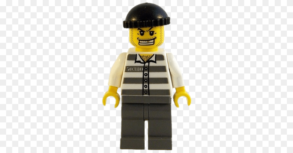 Lego Prisoner Figurine, Person, Toy Free Transparent Png