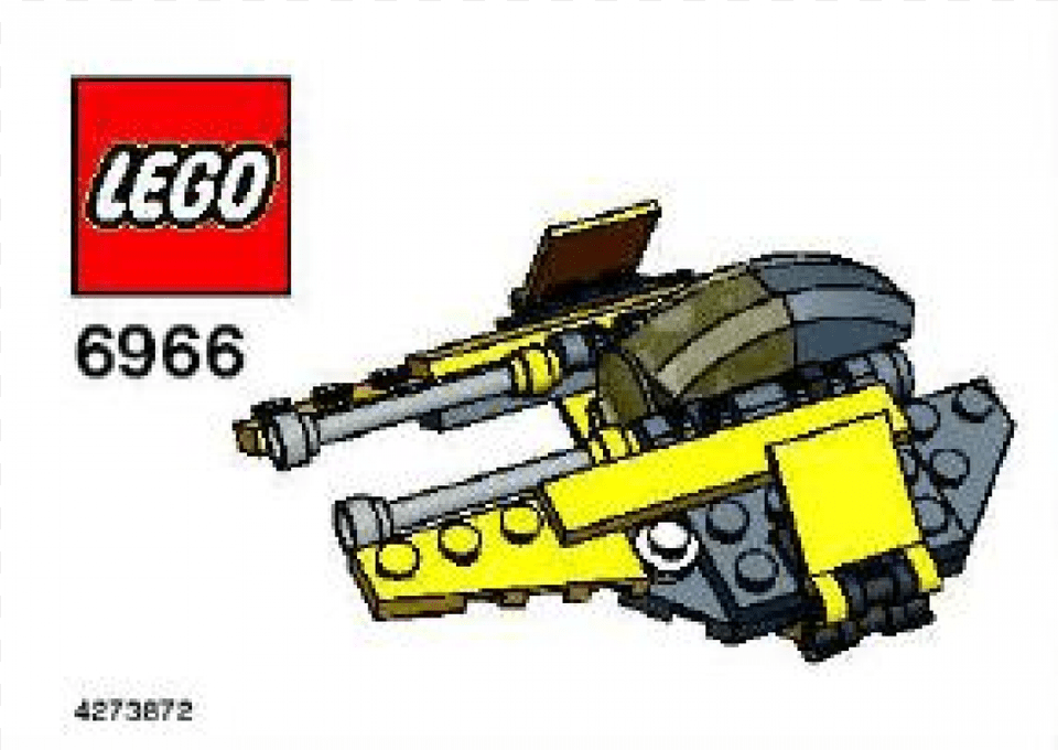 Lego Republic Attack Shuttle Mini Building Set, Machine, Bulldozer Free Transparent Png