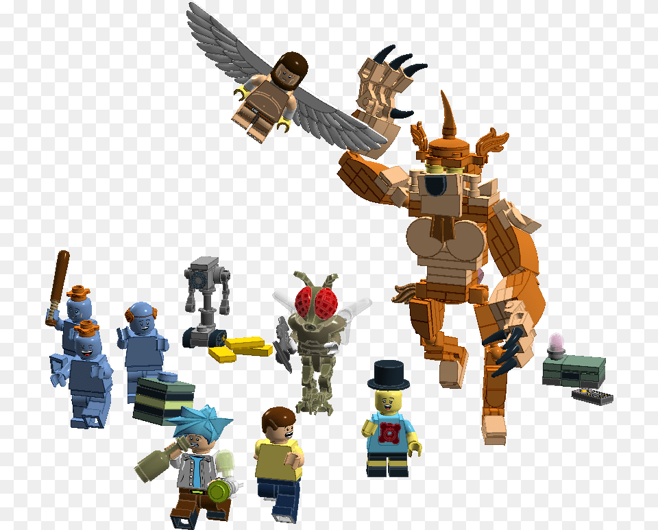 Lego Rick And Morty Moc, Baby, Person, Toy, Animal Free Transparent Png