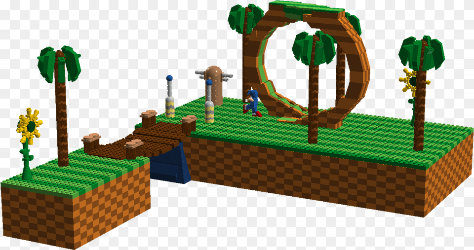 Lego Sonic Green Hill Zone, Game, Super Mario Png Image