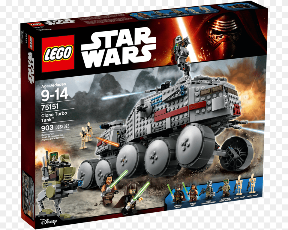 Lego Star Wars 3 Tank, Wheel, Machine, Person, Weapon Free Transparent Png
