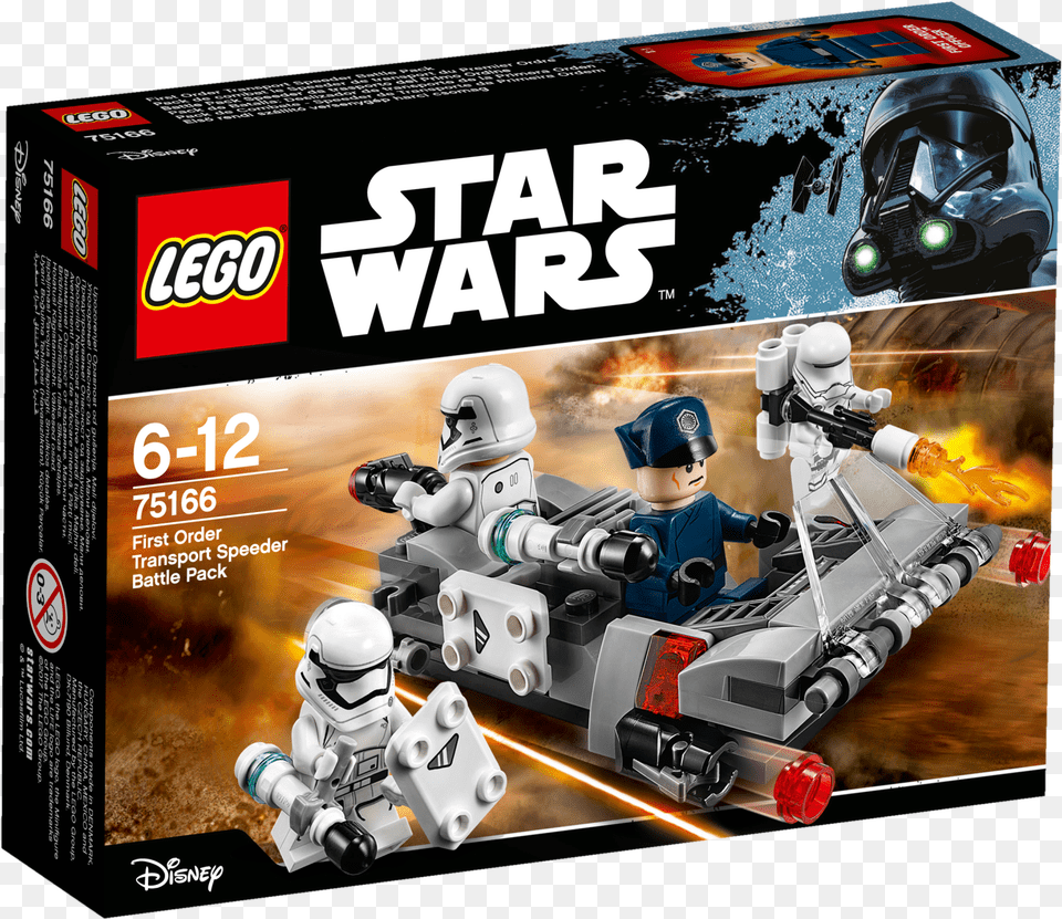 Lego Star Wars First Order Transport Speeder Lego Star Wars First Order Transport Speeder Battle, Robot, Baby, Person, Adult Free Png Download