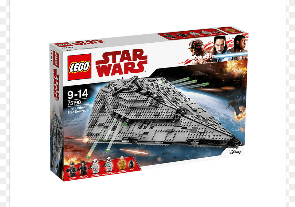 Lego Star Wars The Last Jedi First Order Star Lego First Order Star Destroyer, Person, Adult, Child, Female Free Transparent Png