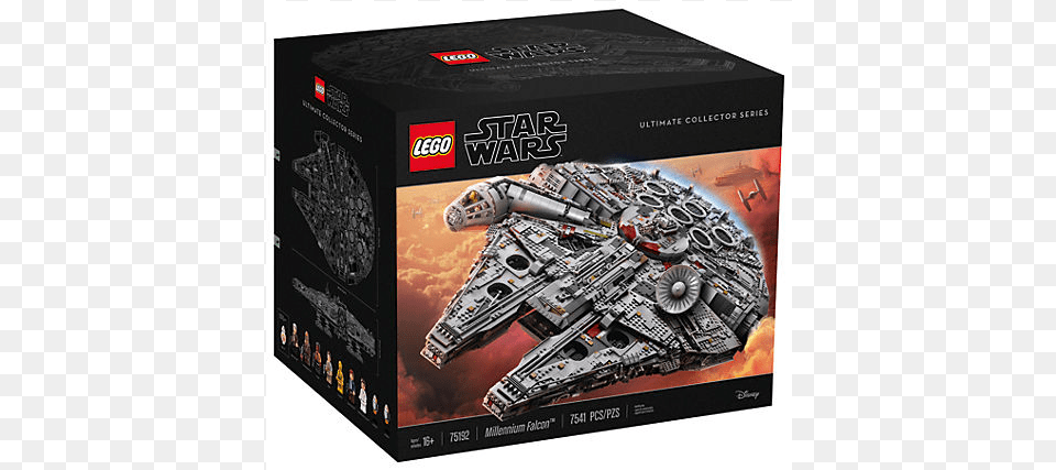 Lego Star Wars Millennium Falcon Size, Aircraft, Spaceship, Transportation, Vehicle Png