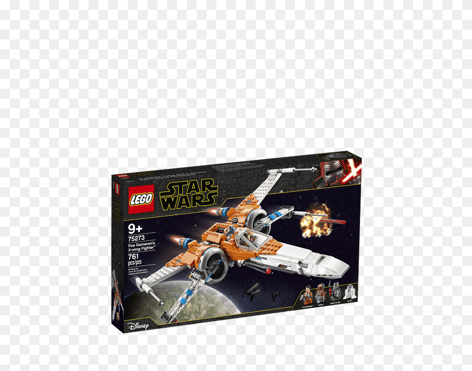 Lego Star Wars Poe X Wing Fighter Lego Star Wars 9 Sets, Machine, Wheel, Aircraft, Spaceship Free Png Download