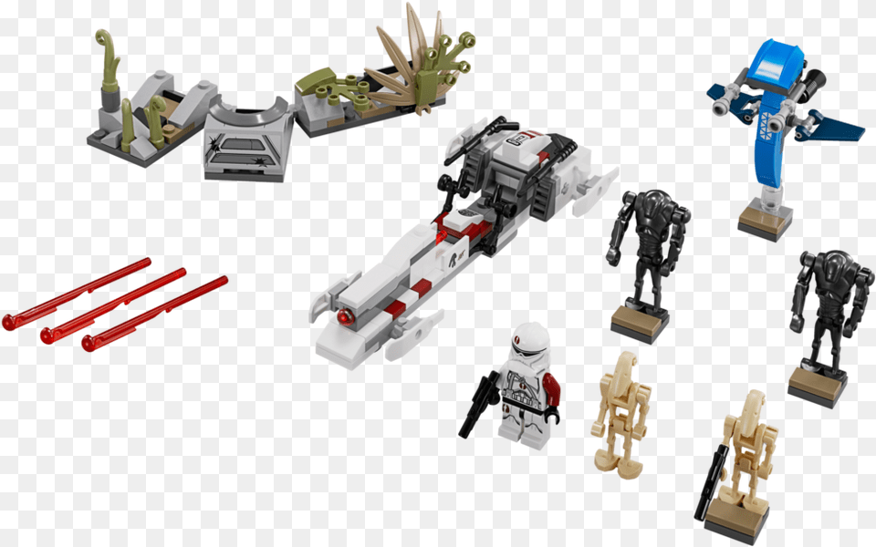 Lego Star Wars Battle On Saleucami, Toy, Robot, Person Png Image