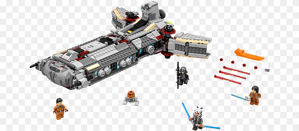 Lego Star Wars Combat Frigate, Aircraft, Spaceship, Transportation, Vehicle Free Png