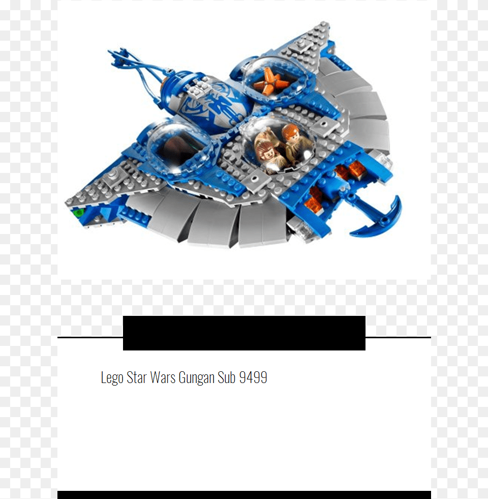 Lego Star Wars Gungan Sub, Toy, Aircraft, Spaceship, Transportation Free Transparent Png