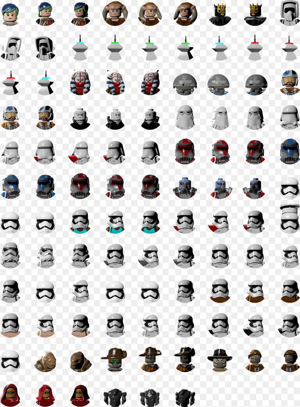Lego Star Wars Icons, Art, Collage, Helmet, Person Png