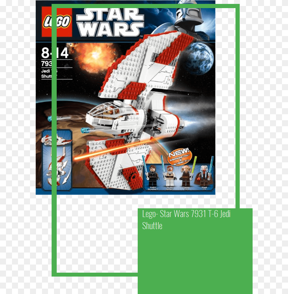 Lego Star Wars Jedi Shuttle, Advertisement, Poster, Person, Aircraft Png