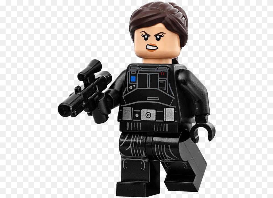 Lego Star Wars Jyn Erso, Person, Face, Head, Gun Free Png Download