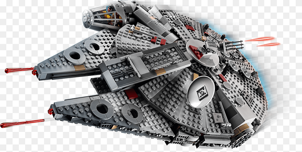 Lego Star Wars Millennium Falcon Lego Set Millennium Falcon, Aircraft, Spaceship, Transportation, Vehicle Free Png Download