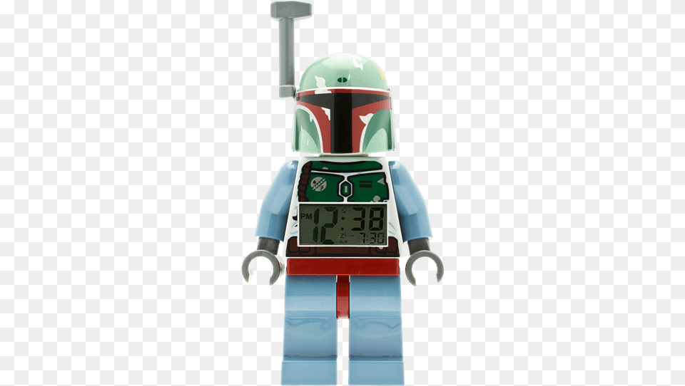 Lego Star Wars Mini Figure Alarm Clock Boba Fett, Robot, Gas Pump, Machine, Pump Free Png