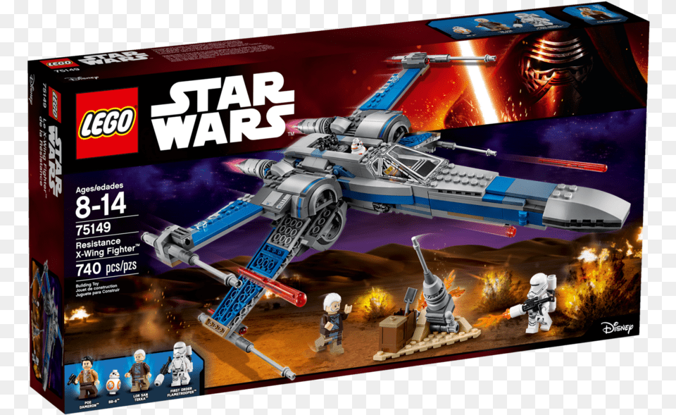 Lego Star Wars Resistance X Wing Fighter, Aircraft, Spaceship, Transportation, Vehicle Free Png Download
